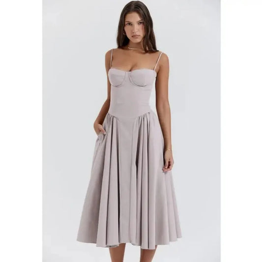 Robe Balconnet bretelle BB unie