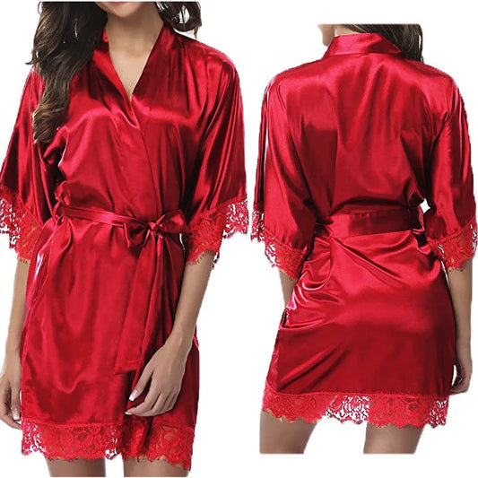Sortie de lit en satin