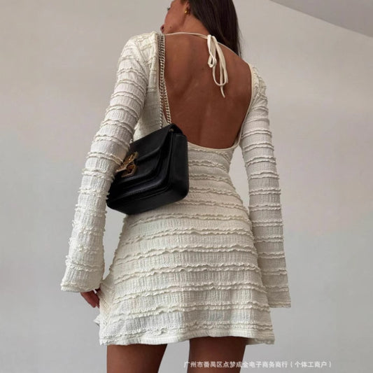 Robe Dos Nu  JACQUARD