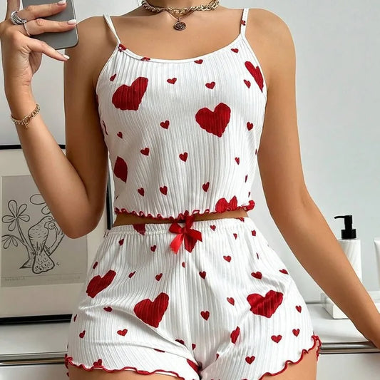 Pyjama short COEUR