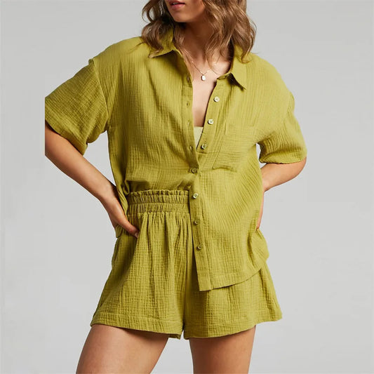 Ensemble short-chemise PALM